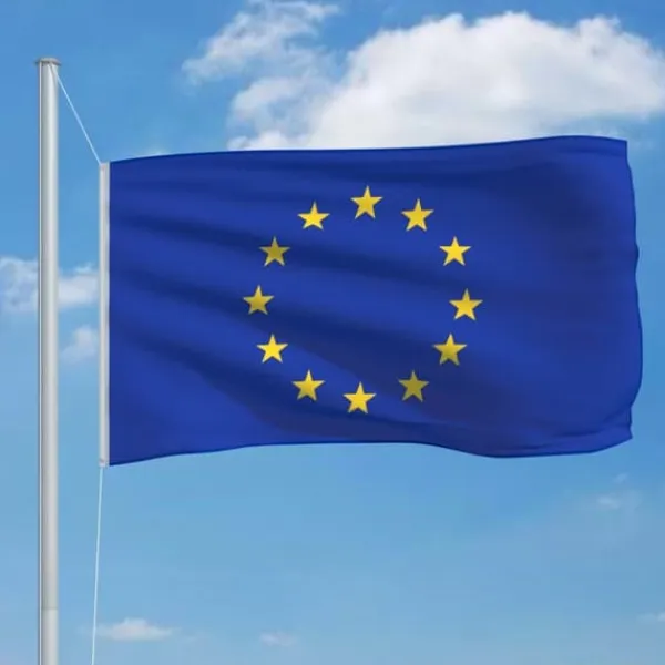Hot Europaflag i holdbart polyester - Patriotisk dekoration | Størrelse: 90x150 cm Flag & Vindposer