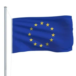 Hot Europaflag i holdbart polyester - Patriotisk dekoration | Størrelse: 90x150 cm Flag & Vindposer