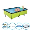 Clearance EXIT Svømmebassin Lime - 300x200x65 cm - Rammebassin - Komplet swimmingpoolsæt Pooler