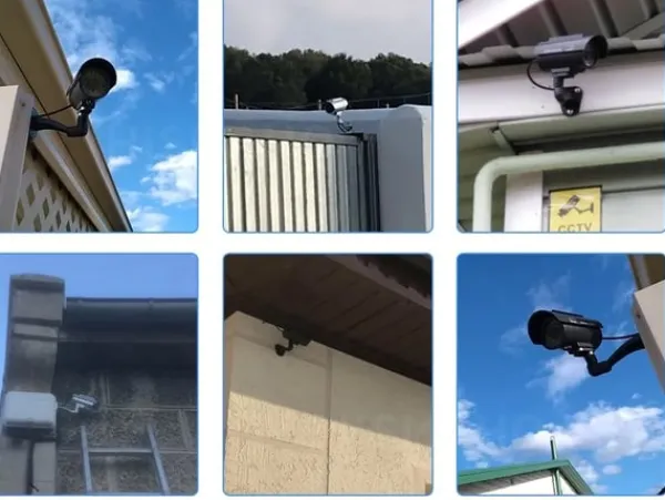 Clearance Falsk Overvågningskamera - Dummy Kamera med LED Falske Overvågningskameraer