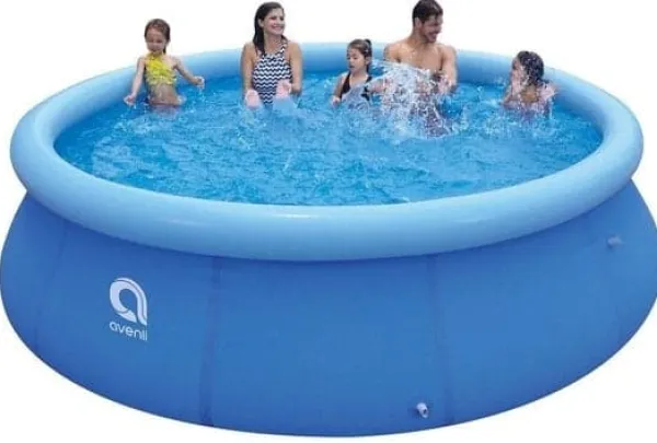 Viking Choice Pool- & Spatilbehør^Familievenligt oppusteligt svømmebassin med filterpumpe og tilbehør, 305 cm diameter