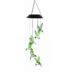 Clearance Farveskiftende Solar LED Wind Chimes Lys til have og balkon Vinddekoration