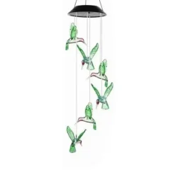 Clearance Farveskiftende Solar LED Wind Chimes Lys til have og balkon Vinddekoration