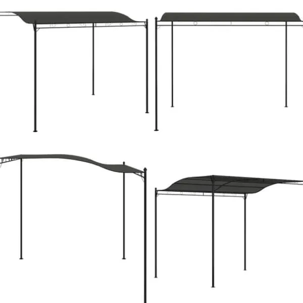 Telte & Lysthuse^Fast markise 3x2,4 m antracitgrå - Pavillon - Pavilloner - Home & Living