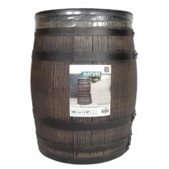 Outlet Fatformad vattenuppsamlare - NATURE - Rotationsgjuten PE - 50 liter - Tillbehör ingår Regntønder