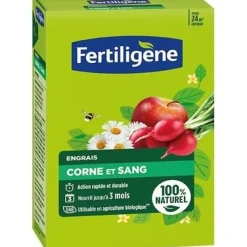 Hot FERTILIGENE Horn- og blodgødning - FCOSAN12 - 1,2 kg - Hurtig og langvarig virkning - Nærer i op til 3 måneder Gødningsmidler