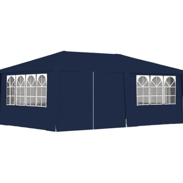 Telte & Lysthuse^Festtelt med sidevægge 4x6 m 90 g/m² blå - Festtelt - Festtelte - Home & Living