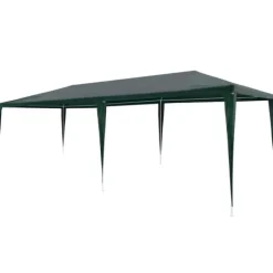 Telte & Lysthuse^Festtelt 3x6 m - UV- & vandafvisende polyethylen | Farve: Grøn | Størrelse: 3x6 m
