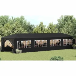 Telte & Lysthuse^Festtelt 3x12 m - UV-bestandigt & vandafvisende | Farve: Antracitgrå