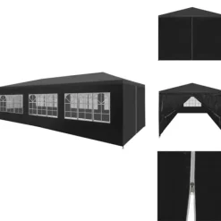 Telte & Lysthuse^Festtelte & havepavilloner - Living festtelt 3 x 9 m antracitgrå