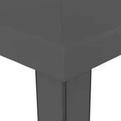 Sale Festtelte & havepavilloner - Living pavillon med dobbelt tag og LED-lyskæder 3x3 m antracitgrå Telte & Lysthuse