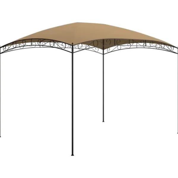 Festtelte & havepavilloner - Living pavillon 3x4x2,65 m 180 g/m² gråbrun Telte & Lysthuse
