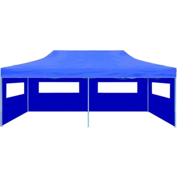 Festtelte & havepavilloner - Living foldbart pop-up-festtelt 3 x 6 m blå Telte & Lysthuse