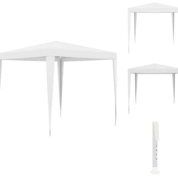 New Festtelte & havepavilloner - Living festtelt 2,5x2,5 m hvid Telte & Lysthuse
