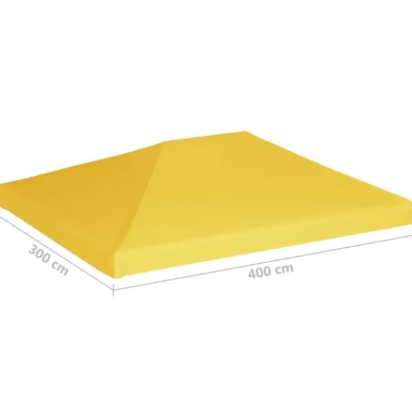 Telte & Lysthuse^Festtelte & havepavilloner – tage - Living pavillontopdække 270 g/m² 4x3 m gul