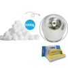 Outlet Filterkugler - Flowclear Polysphere - 3000 gram & WAYS skrubbebørste Pool- & Spatilbehør