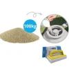 Discount Filtersand til sandfilterpumpe - Comfortpool - Indhold 100 kg (4 x 25 kg) & WAYS skrubbebørste Pool- & Spatilbehør
