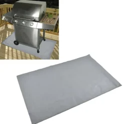 Tilbehør Til Brændeovne & Pejse^Fire Pit Mat Grill Brandsäker Pad Däck Brandskydd 100x150cm för BBQ Terrass Gräsmatta Uteplats
