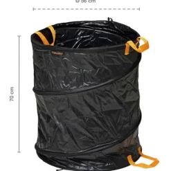 Fiskars Havekurve^Havetaske Pop Up Solid 172l Sort