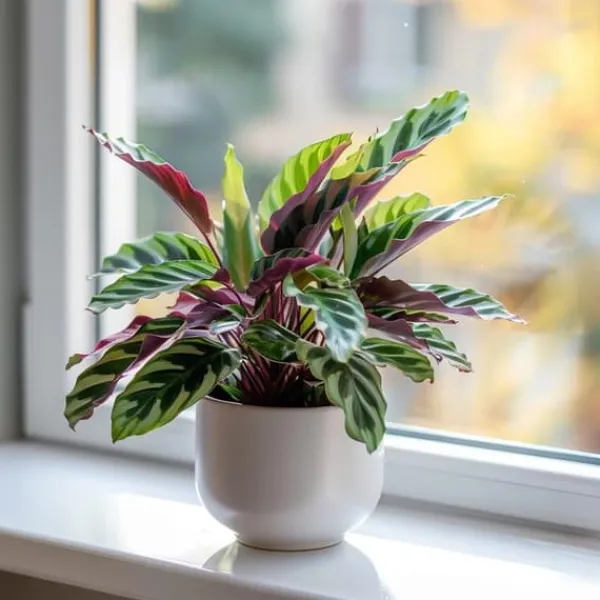 Krukkeplanter Indendørs^Fiskebensplante - Goeppertia insignis - Højde 30-40cm - ⌀12cm