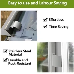 Clearance Fjederklemmer til drivhusglas, G-klemmer 50-Piece Haveduge