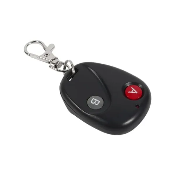 Sale Fjernbetjening Nøgle Garageport Dørsender Trådløs 433MHz Plastik Sort 2 Nøgler Skure, Garager & Carports