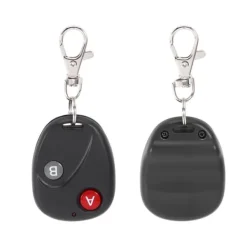 Sale Fjernbetjening Nøgle Garageport Dørsender Trådløs 433MHz Plastik Sort 2 Nøgler Skure, Garager & Carports