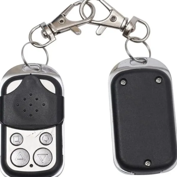Clearance Fjernbetjeninger til automatisk skydeportåbner, 433 MHz, 2-pak, hvid (kun fjernbetjeninger) Skure, Garager & Carports