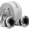 Brandslukkere^Flad brandmandswebslange til vand med storz-stik 3'' 76 mm 8-24 bar 20 m