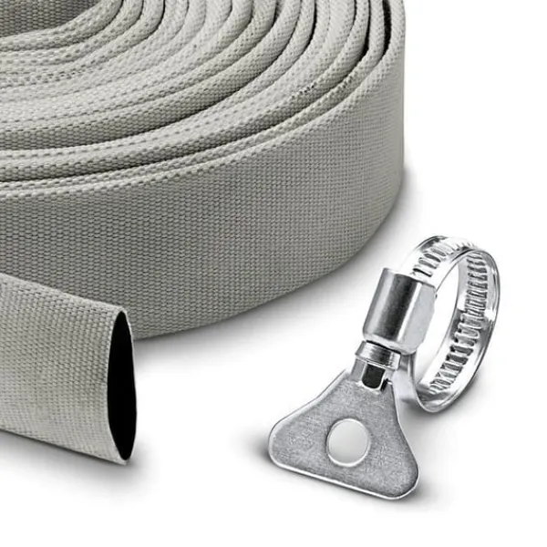 Kärcher Brandtæppe^Flad tekstilslangesæt - KARCHER - 10 mx Ø 1''1/4 (32 mm) - Praktisk - Høj flowhastighed
