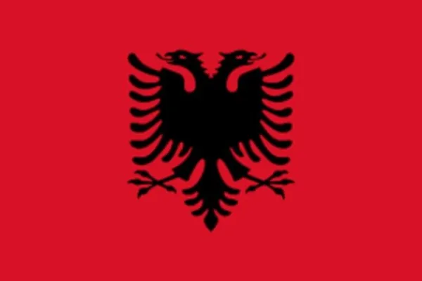 Flag & Vindposer^Flag - Albanien