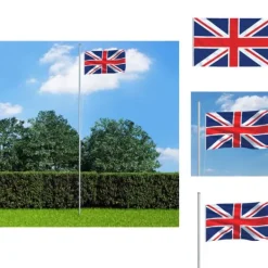 Clearance Flag & vimpler - Living britisk flag 90x150 cm Flag & Vindposer