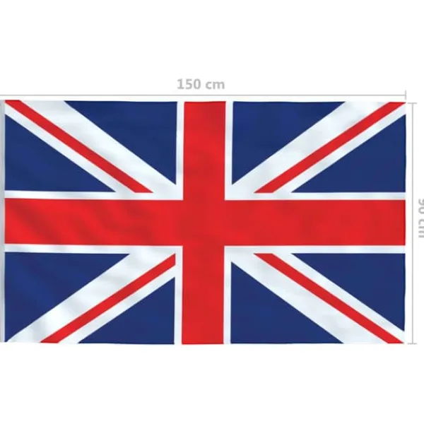Clearance Flag & vimpler - Living britisk flag 90x150 cm Flag & Vindposer
