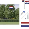 Flag & Vindposer^Flag & vimpler - Living Holland flag og flagstang 6,23 m aluminium