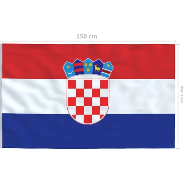 Flag & Vindposer^Flag & vimpler - Living Kroatiens flag 90x150 cm