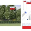 Flag & Vindposer^Flag & vimpler - Living Polen flag og flagstang 6,23 m aluminium