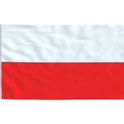 Clearance Flag & vimpler - Living polsk flag 90x150 cm Flag & Vindposer