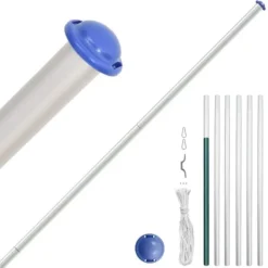 Online Flag & vimpler - Living Storbritannien flag og flagstang 6,23 m aluminium Flag & Vindposer