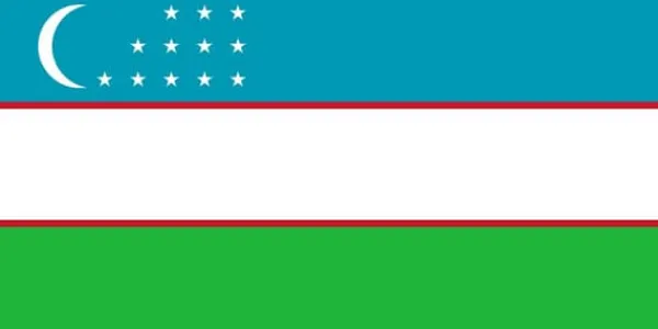 Flag & Vindposer^Flag fra Usbekistan