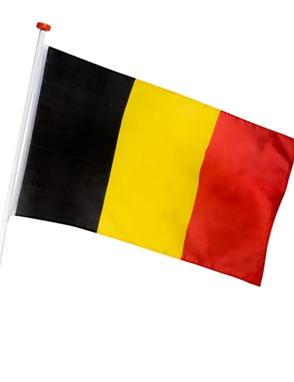 Clearance Flag supporter Belgien 90 x 150 cm. Size-Standard Flag & Vindposer