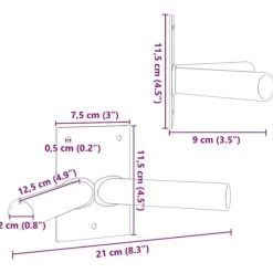 Discount Flagstangholder til Have - Holdbar Stål | Størrelse: 11.5 x 7.5 cm | Farve: Sølv Flag & Vindposer