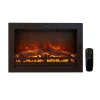 New Flandria el-indbygningsovn - 1500 Watt varme - fjernbetjening Pejse
