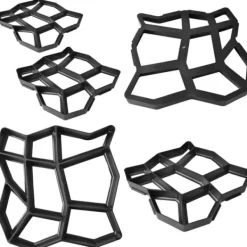 Havesten & Trædesten^Fliseforme til Haven 42 x 42 x 4 cm Sæt af 2 - - Home & Living