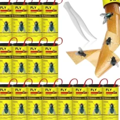 Skadedyrsfælder^Fluefælde fluefanger fluepapirrulle 16-pak