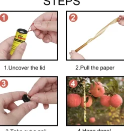 Fluesmækkere^Fluefælde, fluefanger, fluepapirrulle 8-pak