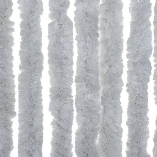 Flueforhæng i chenille - Dørgardin | Størrelse: 90x220 cm | Farve: Grå Insektmiddel & Dyreafvisende Middel