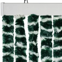Best Flueforhæng i chenille - Insektgardin | Farve: Grøn/Hvid | Størrelse: 118x220 cm Insektmiddel & Dyreafvisende Middel