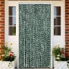 Flueforhæng i chenille - Insektgardin | Farve: Grøn og Hvid | Størrelse: 100x200 cm Insektmiddel & Dyreafvisende Middel