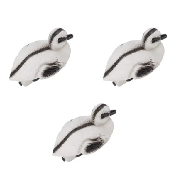 Clearance Flydende gule Ællingedamme Ornament Sæt til Have og Pool - 3 Realistiske plastænder - Perfekt til Vanddekoration - C Style - 12x6,5 cm Havedekorationer
