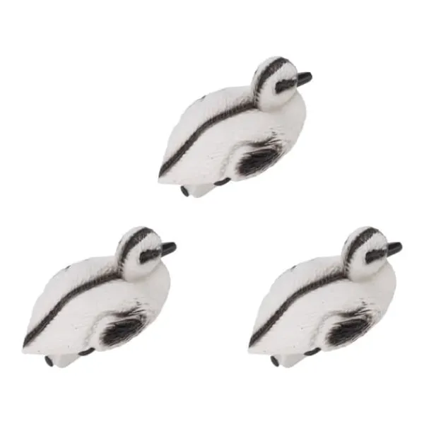 Clearance Flydende gule Ællingedamme Ornament Sæt til Have og Pool - 3 Realistiske plastænder - Perfekt til Vanddekoration - C Style - 12x6,5 cm Havedekorationer